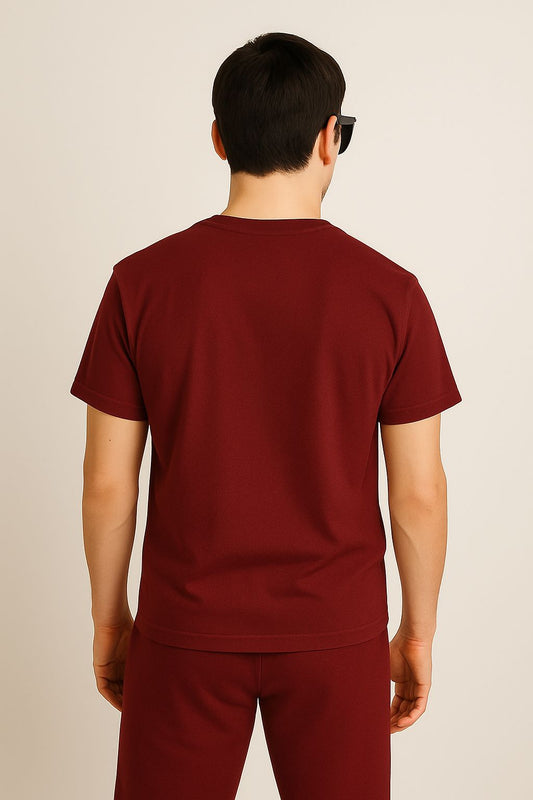 S-ON® Oversized t shirt 100% Cotton 240 GSM Premium Embroidered T-Shirt for Men | Heavyweight Fabric | Luxury Streetwear | Soft Breathable Fabric | Made in India