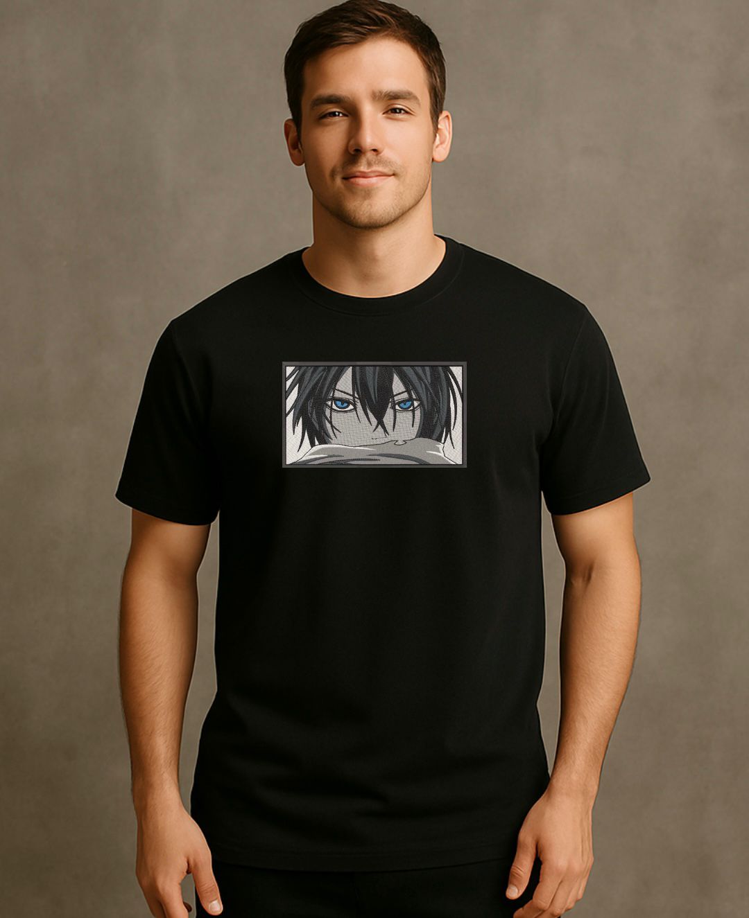 S-ON® Regular Fit 100% Cotton 240 GSM Premium Embroidered T-Shirt for Men | Heavyweight Fabric | Luxury Streetwear | Soft Breathable Fabric | Made in India