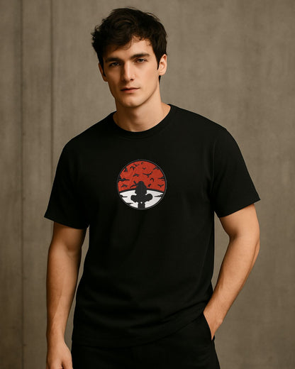 S-ON® Regular Fit 100% Cotton 240 GSM Premium Embroidered T-Shirt for Men | Heavyweight Fabric | Luxury Streetwear | Soft Breathable Fabric | Made in India