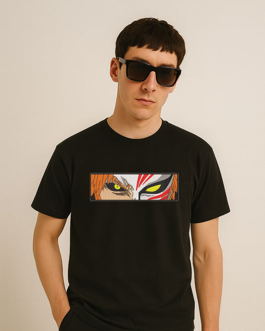 S-ON® Regular Fit 100% Cotton 240 GSM Premium Embroidered T-Shirt for Men | Heavyweight Fabric | Luxury Streetwear | Soft Breathable Fabric | Made in India