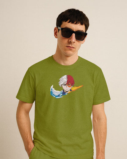 S-ON® Oversized t shirt 100% Cotton 240 GSM Premium Embroidered T-Shirt for Men | Heavyweight Fabric | Luxury Streetwear | Soft Breathable Fabric | Made in India