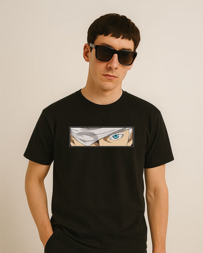 S-ON® Regular Fit 100% Cotton 240 GSM Premium Embroidered T-Shirt for Men | Heavyweight Fabric | Luxury Streetwear | Soft Breathable Fabric | Made in India