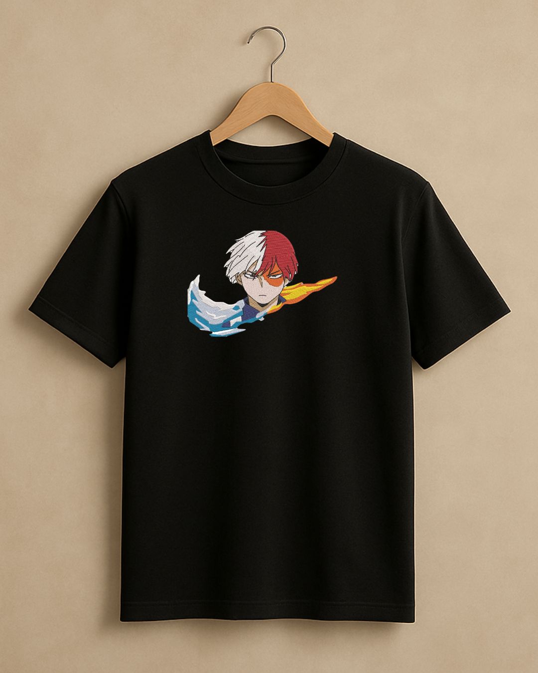 S-ON® Regular Fit 100% Cotton 240 GSM Premium Embroidered T-Shirt for Men | Heavyweight Fabric | Luxury Streetwear | Soft Breathable Fabric | Made in India