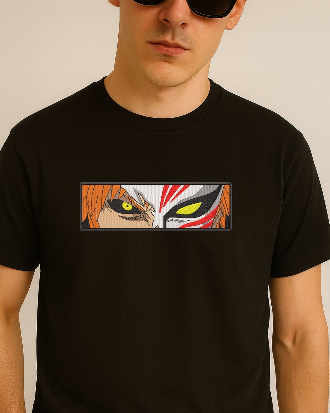 S-ON® Regular Fit 100% Cotton 240 GSM Premium Embroidered T-Shirt for Men | Heavyweight Fabric | Luxury Streetwear | Soft Breathable Fabric | Made in India