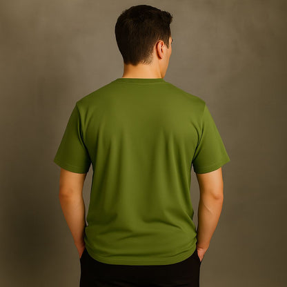 S-ON® Oversized t shirt 100% Cotton 240 GSM Premium Embroidered T-Shirt for Men | Heavyweight Fabric | Luxury Streetwear | Soft Breathable Fabric | Made in India