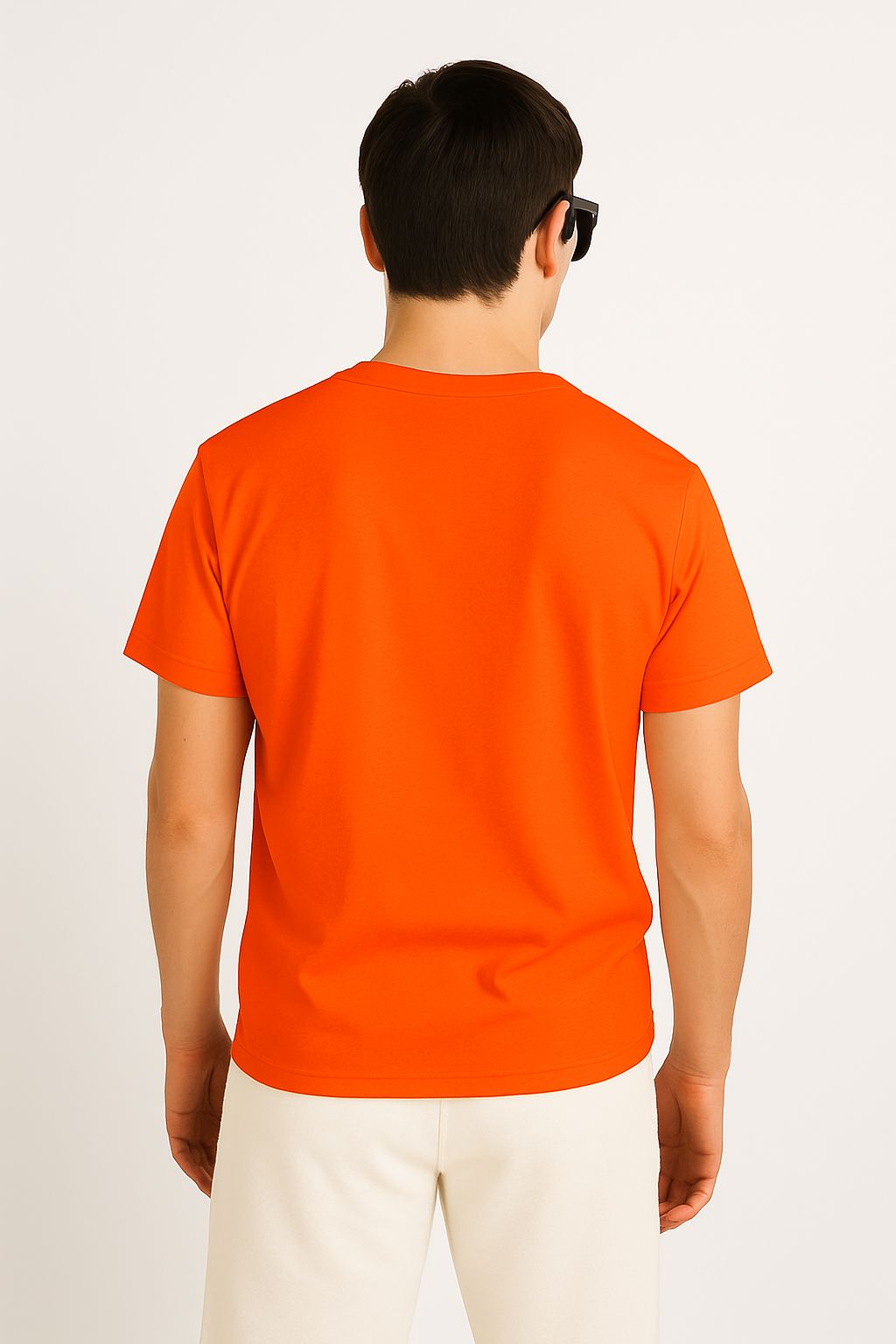 S-ON® Regular Fit 100% Cotton 240 GSM Premium Embroidered T-Shirt for Men | Heavyweight Fabric | Luxury Streetwear | Soft Breathable Fabric | Made in India